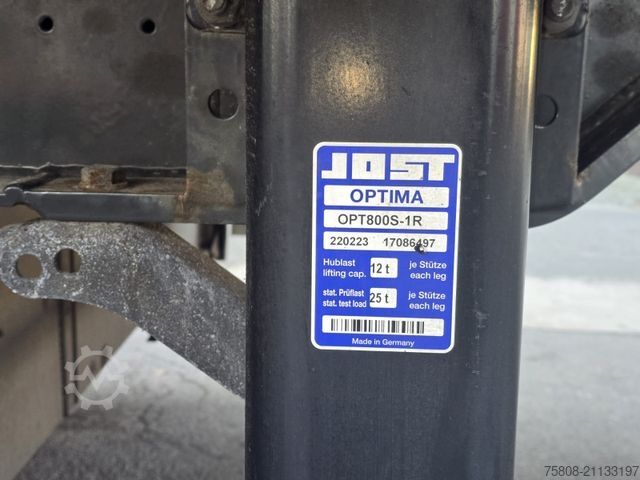 Auflieger mit Pritsche & Plane KRONE SD Schiebeplane Edscha Liftachse Palettenkasten