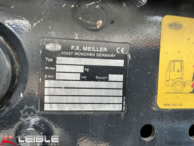 Roll-off tipper truck MAN TGS 26.460 6x2*Meiller RS21.65 ++ Kran Mulde