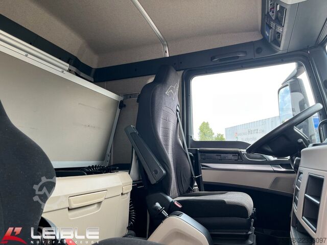 Roll-off tipper truck MAN TGS 26.460 6x2*Meiller RS21.65 ++ Kran Mulde