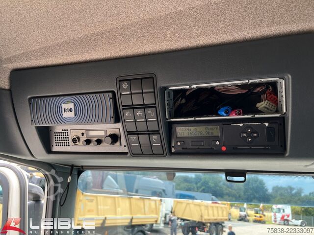 Roll-off tipper truck MAN TGS 26.460 6x2*Meiller RS21.65 ++ Kran Mulde