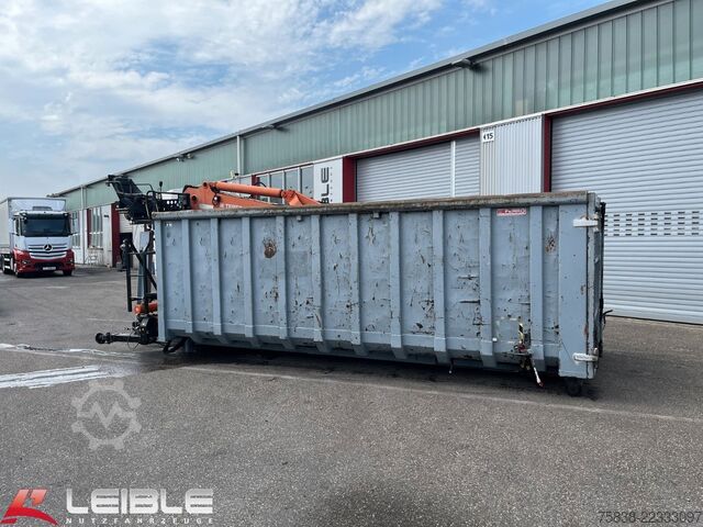 Roll-off tipper truck MAN TGS 26.460 6x2*Meiller RS21.65 ++ Kran Mulde