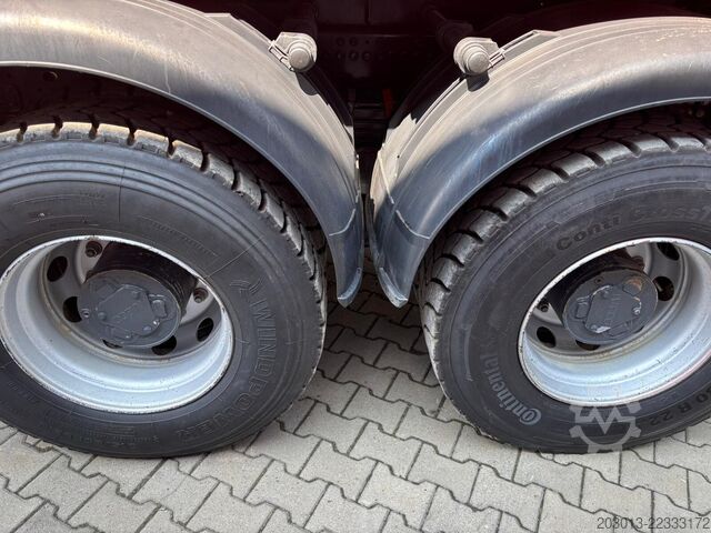 Three-sided tipper truck IVECO MS34Y 8x4 Euro6 Kipper Meiller Bordmatic