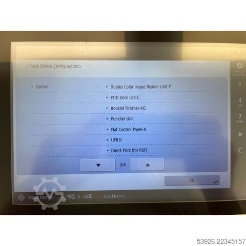 Digital print machine Canon imagePRESS V800 incl. Fiery, Booklet Finisher, Paperdeck