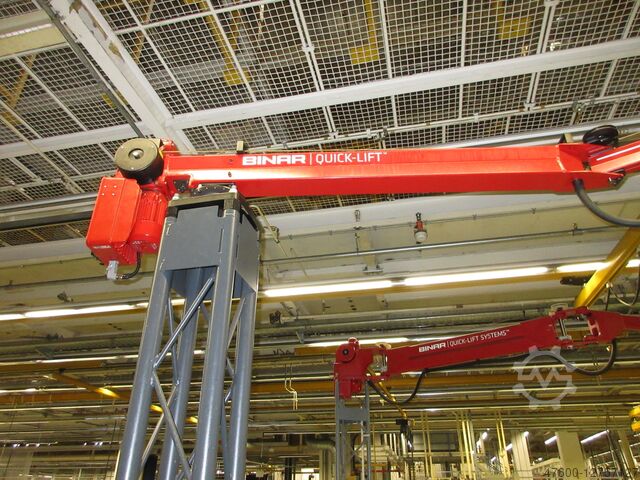 Manipulator Handlingsgerät Hebehilfe Binar Quicklift Arm QLA 50i 50Kg L 2,8m Quicklift 50 Kg Nutzlast + Scherenzange