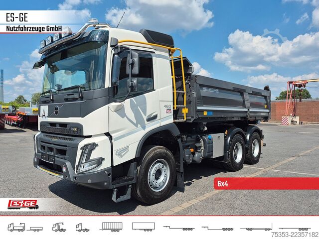 Flatbed truck VOLVO FMX 6x4 R Xpress Meiller DSK