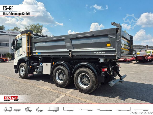 Flatbed truck VOLVO FMX 6x4 R Xpress Meiller DSK