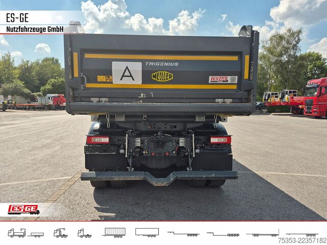 Flatbed truck VOLVO FMX 6x4 R Xpress Meiller DSK