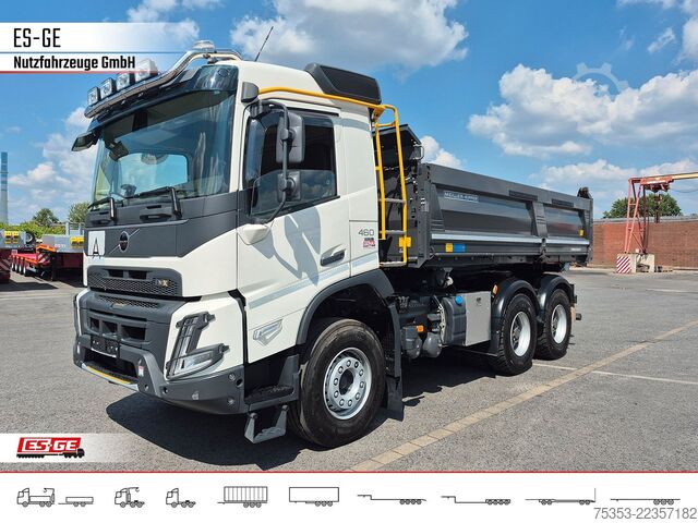 Flatbed truck VOLVO FMX 6x4 R Xpress Meiller DSK