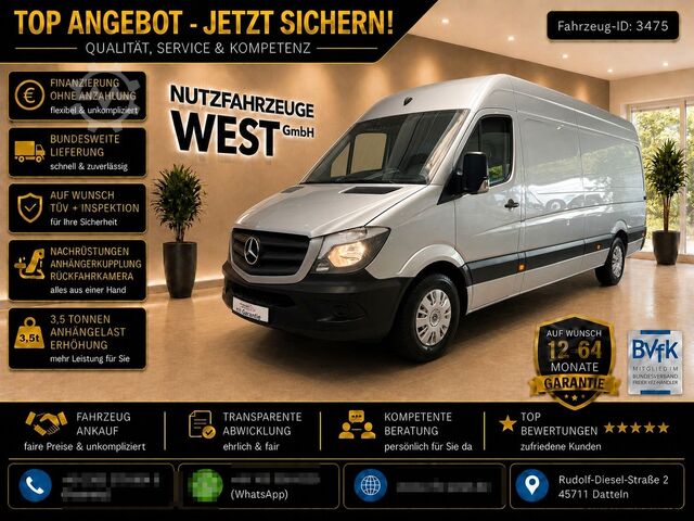 Kastenwagen hoch MERCEDES-BENZ Sprinter 314/316 CDI Maxi*AHK=3.500Kg*Garantie*