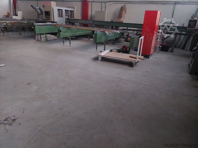 Komplette Fertigungslinien für PVC-Fenster und -Türen URBAN, WEGOMA SUPERCUT 3000, aks4410, SV503,WT550