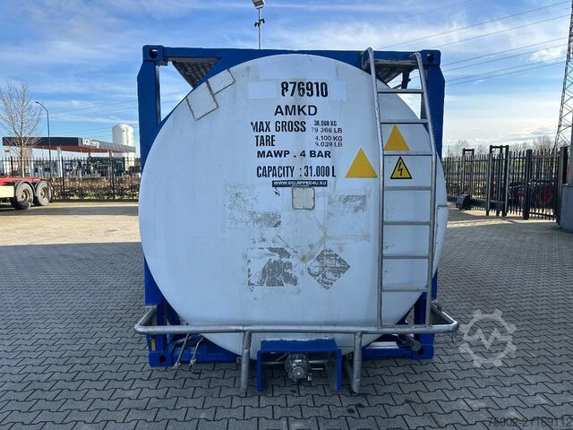 Tankcontainer Van Hool 20FT SWAPBODY 30.900L, UN PORTABLE T11, 5Y- + C...