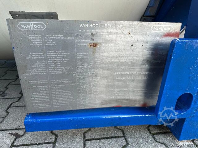 Tankcontainer Van Hool 20FT SWAPBODY 30.900L, UN PORTABLE T11, 5Y- + C...