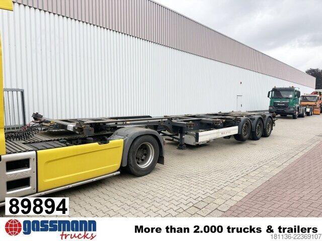 Auflieger-Wechselfahrgestell Krone SDC 27 eLTU4 Container-Chassi, 2x Liftachse,