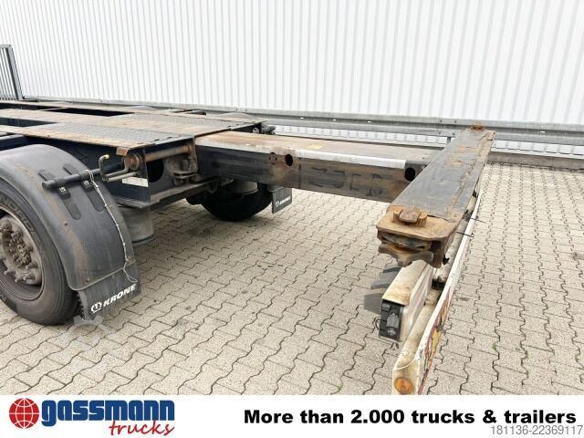 Swap body semitrailer Krone SDC 27 eLTU5-2 Container-Chassi, Liftachse,