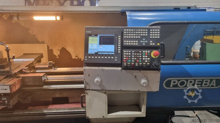 CNC-Drehmaschine mit   SINUMERK Poreba TR63 MN