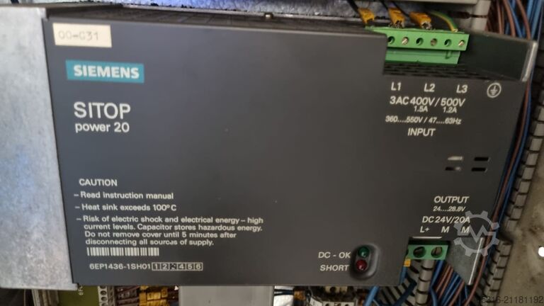 CNC-Drehmaschine mit   SINUMERK Poreba TR63 MN