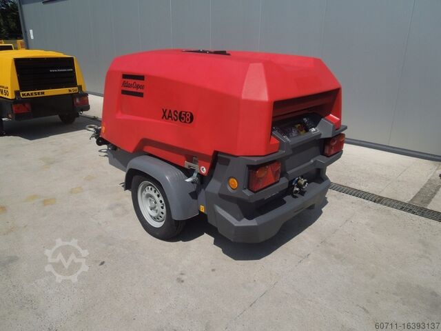 Mobile compressor Atlas Copco XAS58