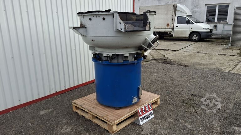 Vibrationsgleitschleifmaschine, Teilezuführung Rösler 