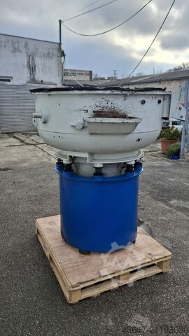 Vibrationsgleitschleifmaschine, Teilezuführung Rösler 