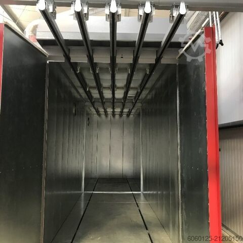 Komplette Produktionslinie Pulverbeschichtung  bis 7.400 mm komplette Produktionslinie