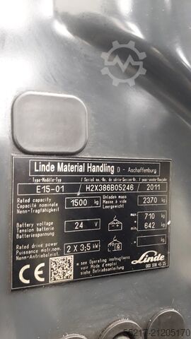Gabelstapler Linde E15 - 01