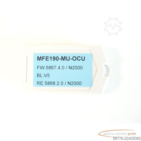 Komponente ABB MFE190-04UN-06A0-2 Servoumrichter SN W182260104