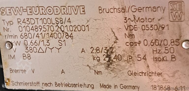 Gurtförderer Gurtband Förderband Lippert 29400-750-600