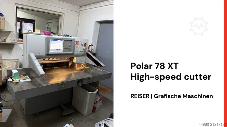 Paper cutting machine Polar 78 XT Schnellschneider