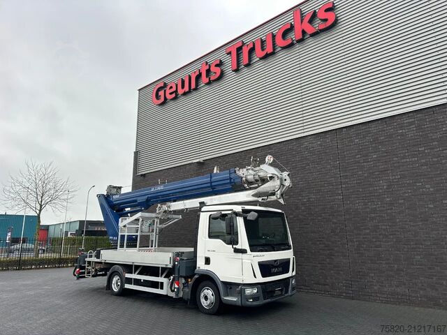 Kranwagen MAN TGL 7.190 4X2 BB BOCKER AK37/4000 + JIB MONTAGE...