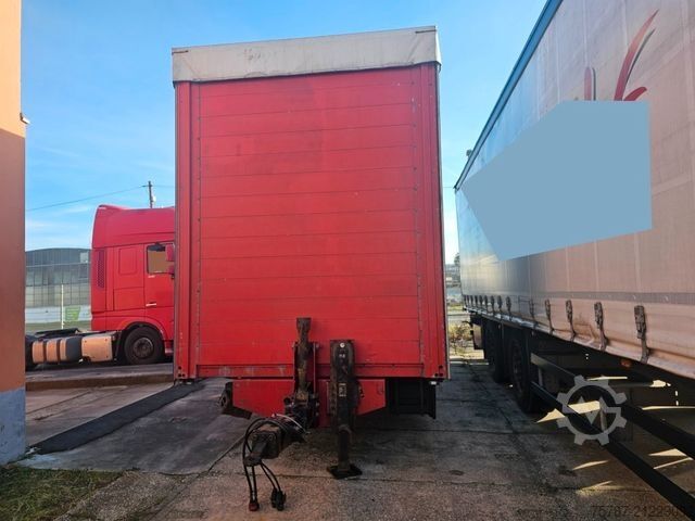 Anhänger mit Pritsche & Plane ACKERMANN-FRUEHAUF Tandem Gardine, Edscha,Hubdach