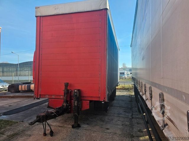 Anhänger mit Pritsche & Plane ACKERMANN-FRUEHAUF Tandem Gardine, Edscha,Hubdach