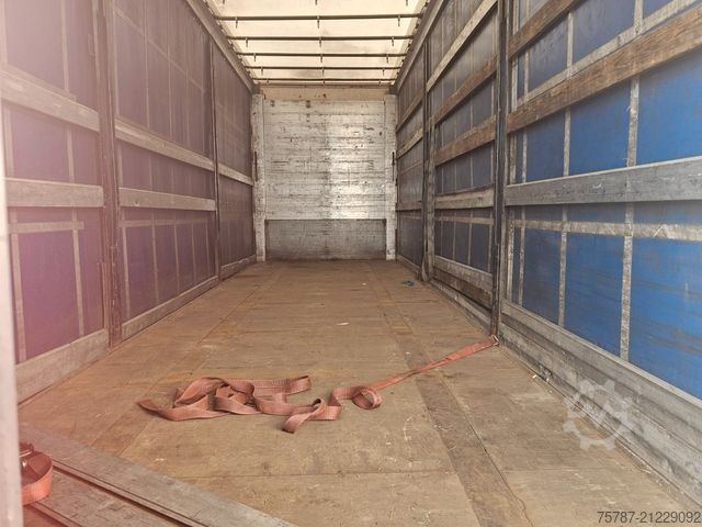 Anhänger mit Pritsche & Plane ACKERMANN-FRUEHAUF Tandem Gardine, Edscha,Hubdach