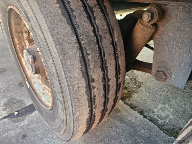 Anhänger mit Pritsche & Plane ACKERMANN-FRUEHAUF Tandem Gardine, Edscha,Hubdach