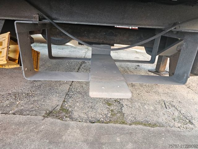 Anhänger mit Pritsche & Plane ACKERMANN-FRUEHAUF Tandem Gardine, Edscha,Hubdach