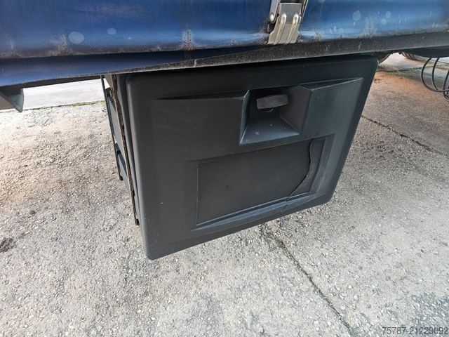 Anhänger mit Pritsche & Plane ACKERMANN-FRUEHAUF Tandem Gardine, Edscha,Hubdach