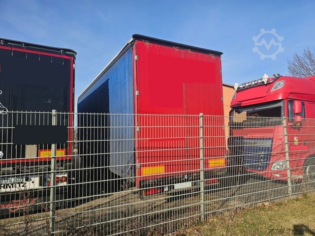 LKW mit Pritsche & Plane SCANIA G410 Volumen, Edscha, Hubdach+Tandemhänger