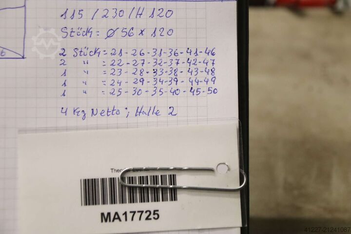 Stufenfutter Präzisions-Spannfutter 7 Stück Schaublin Durchmesser 21 bis 50 mm