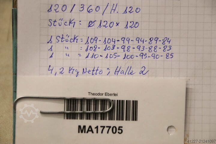 Stufenfutter Präzisions-Spannfutter 3 Stück Schaublin Durchmesser 83 bis 110 mm