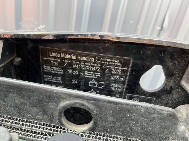 Electric Pallet Truck Linde T16