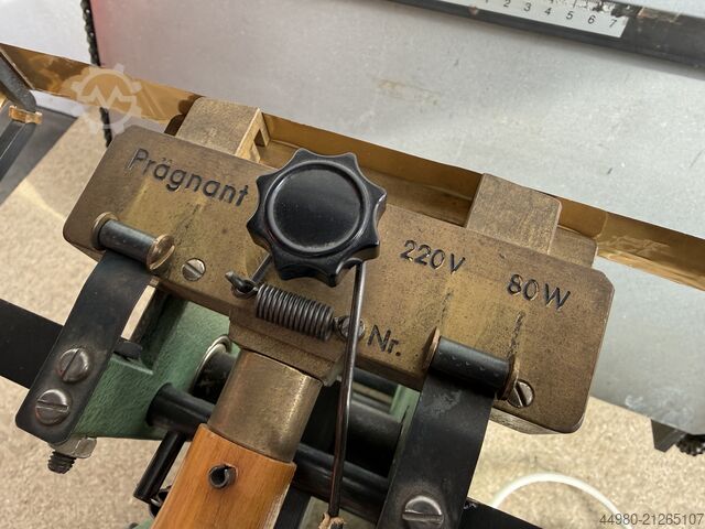 Buchbindereimaschine Schmedt Prägnant