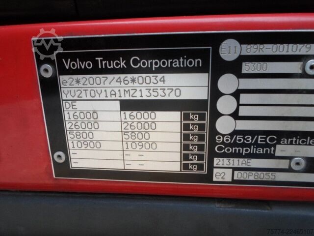 LKW mit Pritsche & Plane VOLVO FL 280/ LBW/ EDSCHA VERDECK !!
