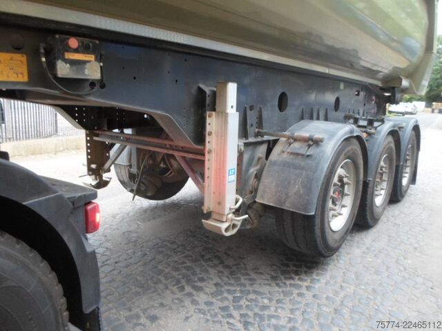Tipper semitrailer MEILLER KISA 3/Stahlmulde/ca. 29 m/E-Verdeck