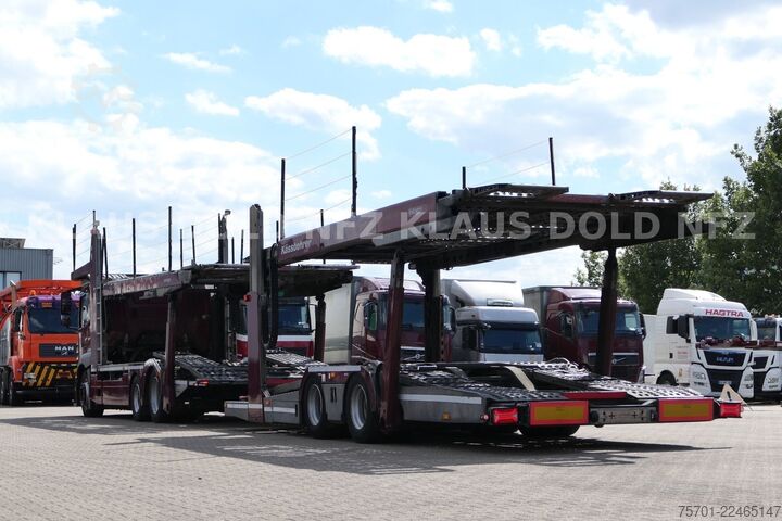 Car carrier truck MERCEDES-BENZ Actros 2443 Autotransp. Kässbohrer 2-Tanks Retar