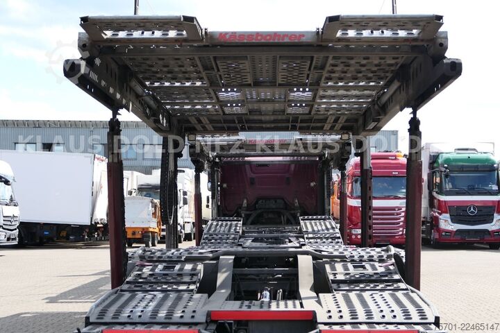 Car carrier truck MERCEDES-BENZ Actros 2443 Autotransp. Kässbohrer 2-Tanks Retar