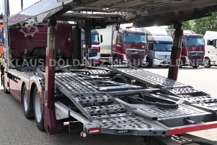 Car carrier truck MERCEDES-BENZ Actros 2443 Autotransp. Kässbohrer 2-Tanks Retar