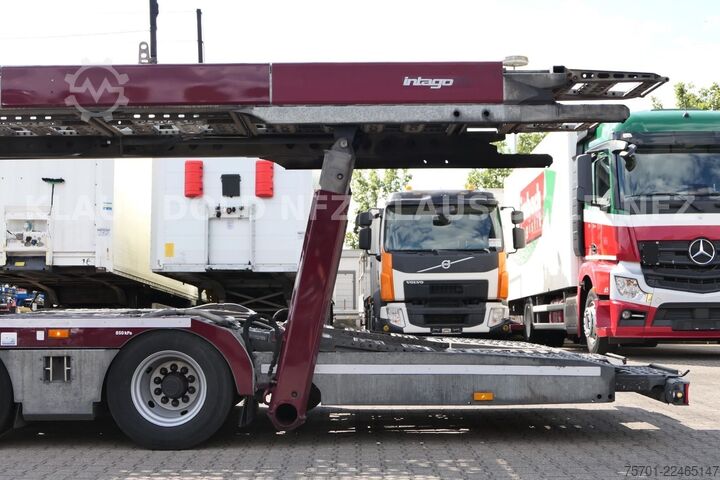 Car carrier truck MERCEDES-BENZ Actros 2443 Autotransp. Kässbohrer 2-Tanks Retar