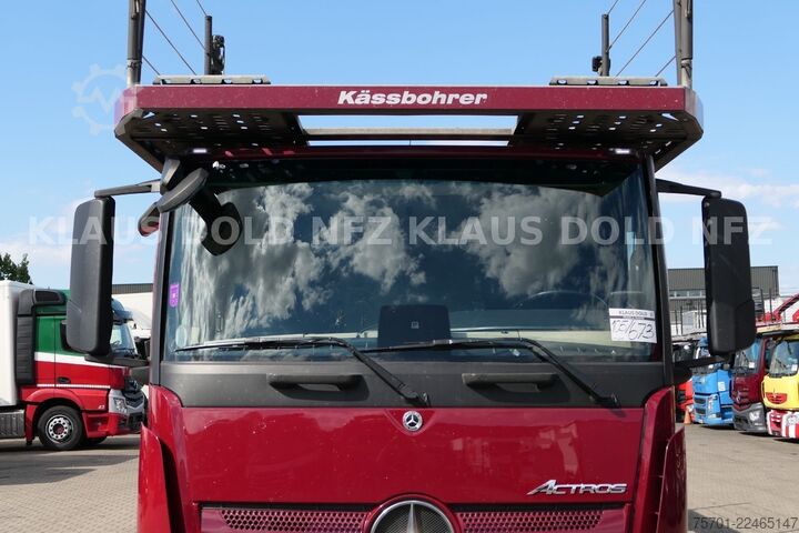 Car carrier truck MERCEDES-BENZ Actros 2443 Autotransp. Kässbohrer 2-Tanks Retar