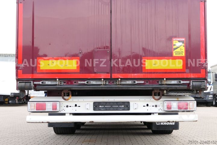 Open semitrailer with tarp KRONE SD Pritsche Plane XL MegaLiner Edscha Bordwände