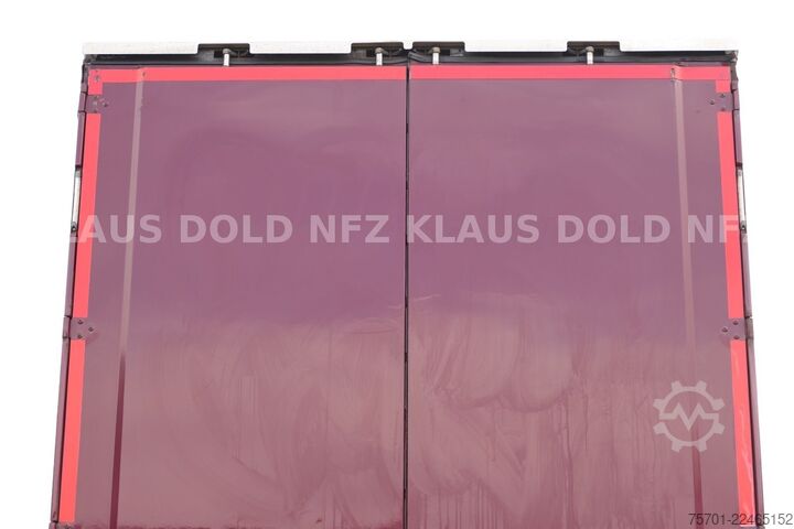Open semitrailer with tarp KRONE SD Pritsche Plane XL MegaLiner Edscha Bordwände