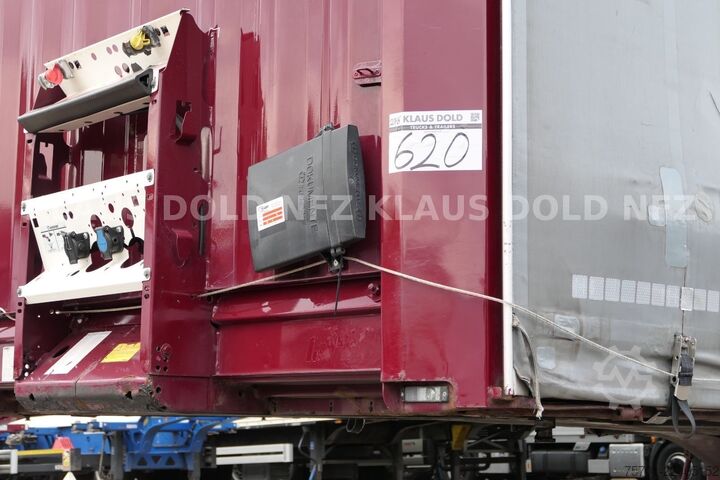 Open semitrailer with tarp KRONE SD Pritsche Plane XL MegaLiner Edscha Bordwände